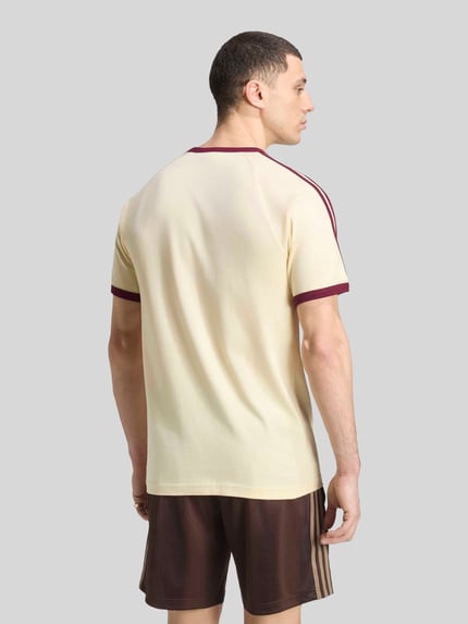 adidas Originals Regular fit t-shirt van puur katoen model '3S' Offwhite - 5