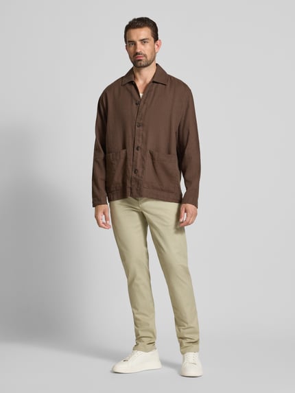 MCNEAL Slim Fit Hose mit Gesäßtaschen Sand 1