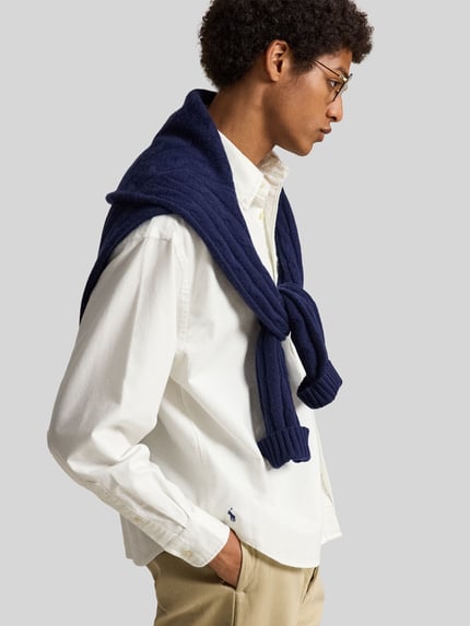 Polo Ralph Lauren Oversized Freizeithemd aus reiner Baumwolle Weiss 3