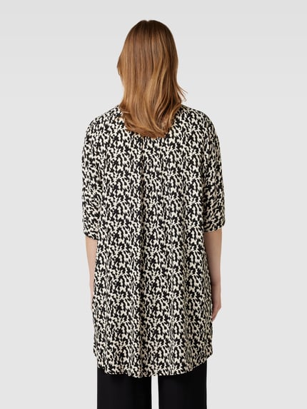 Tom Tailor Blouse van viscose met 1/2-mouwen Zwart - 5