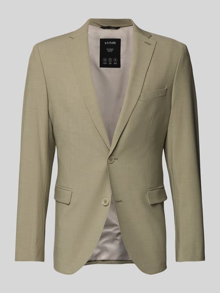 Slim fit colbert met schoudervullingen Shop The Look MANNEQUINE