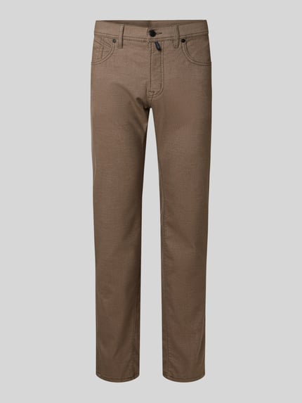 Pierre Cardin Slim Fit Stoffhose mit Viskose-Anteil Modell 'Lyon' Beige 2