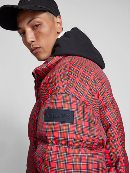 VETEMENTS Gewatteerd jack met tweewegritssluiting Rood - 3