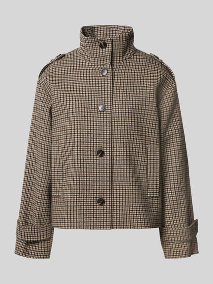 Jake*s Casual Regular Fit Blouson aus Woll-Mix Taupe 2