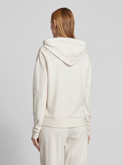 BOSS Hoodie mit Label-Print Modell 'STRIPE' Offwhite 5