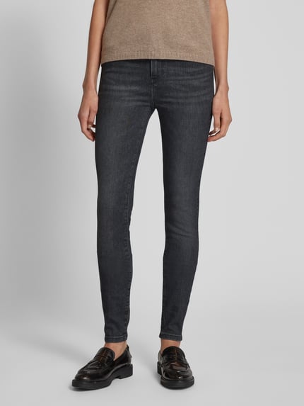 Tommy Hilfiger Skinny fit jeans in 5-pocketmodel Middengrijs gemêleerd - 4