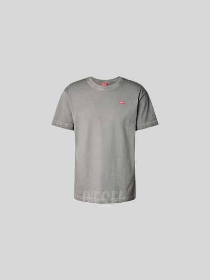 t-shirt o kroju regular fit z czystej bawełny Shop The Look MANNEQUINE