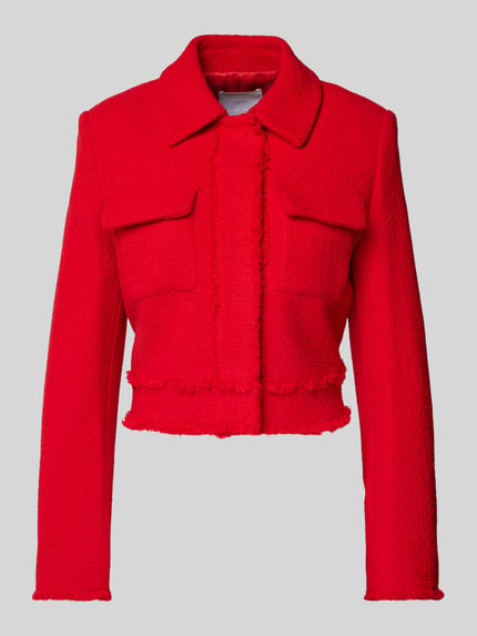 MANGO Blazer mit aufgesetzten Brustpattentaschen Modell 'CINTIA' Rot 2