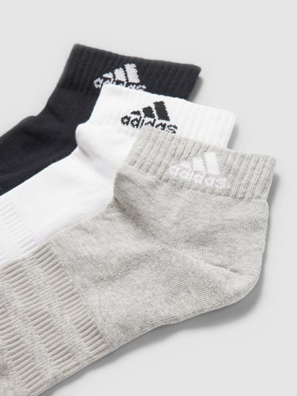 adidas Sportswear Sneakersocken mit Label-Print im 3er-Pack Mittelgrau Melange 2