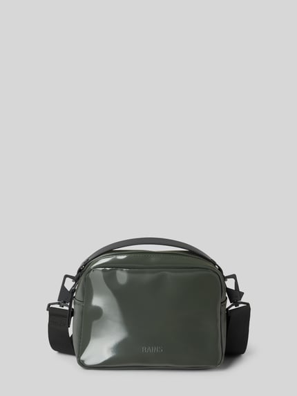 Rains Torba typu crossbody z wytłaczane logo model 'Box' Oliwkowy 2