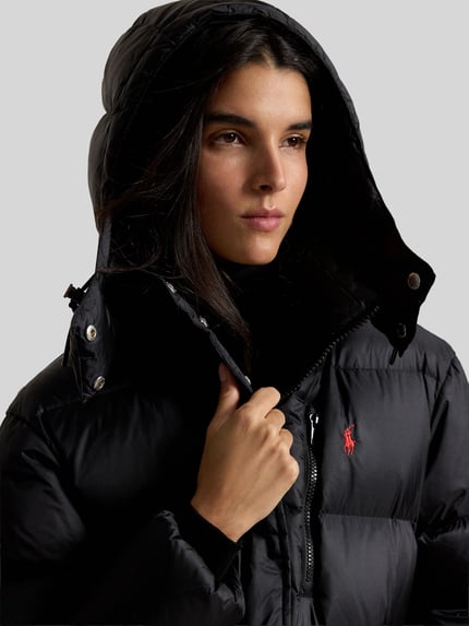 Polo Ralph Lauren Daunenjacke mit abnehmbarer Kapuze Black 3