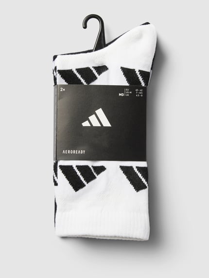 adidas Sportswear Socken mit Allover-Logo im 2er-Pack Weiss 3