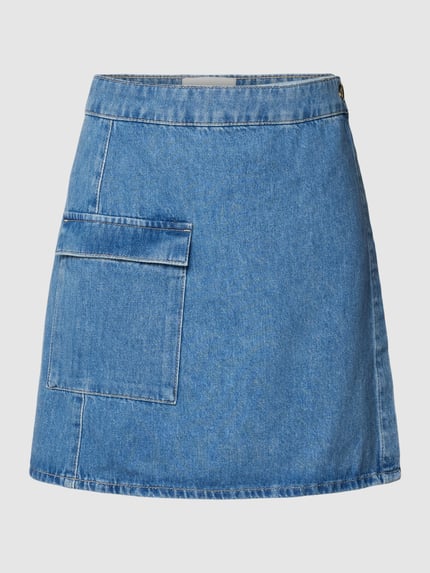 Katharina Damm X P&C* Exclusieve collectie - jeansrok in wikkellook Lichtblauw gemêleerd - 2