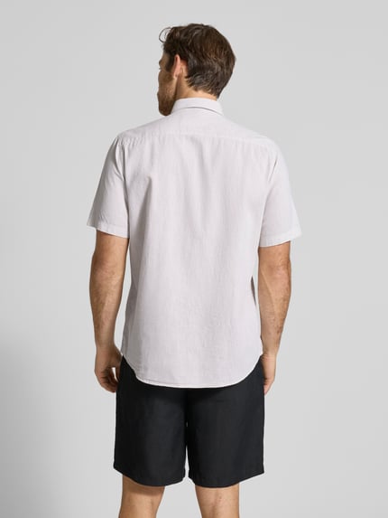 LERROS Regular fit vrijetijdsoverhemd met borstzak Beige - 5