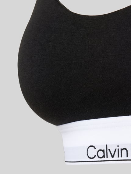 Calvin Klein Underwear Bralette met logostitching Zwart - 2