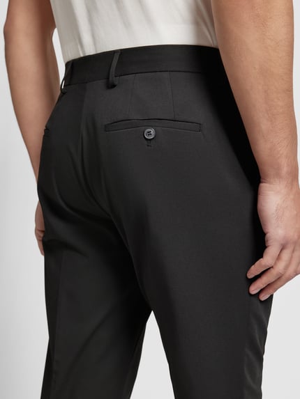 Selected Slim Fit Anzughose mit Viskose-Anteil Modell 'LIAM' Black 3