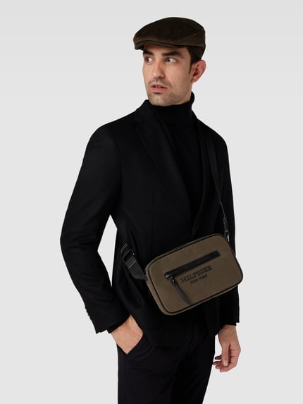 Tommy Hilfiger Camera Bag mit Label-Schriftzug Modell 'PREP CLASSIC' Oliv 1