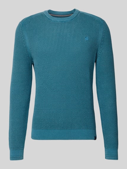 LERROS Regular Fit Pullover in Strick-Optik Aqua 2