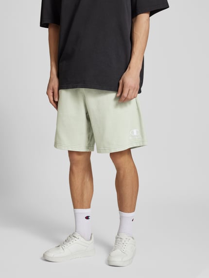 Champion Regular Fit Bermudas mit Label-Stitching Mint 4