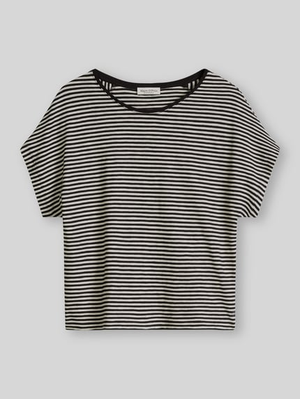 Marc O'Polo regular fit T-shirt van puur katoen Zwart - 2