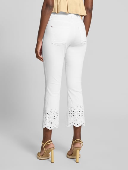 MAC broek met ajourwerk model 'KICK' Wit - 5