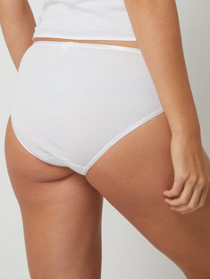 HANRO Slip aus Baumwolle - nahtlos Modell Cotton Seamless Weiss 5