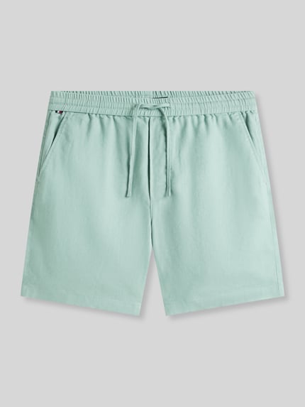 Tommy Hilfiger Regular Fit Chinoshorts Modell 'DOVER' Tuerkis 2