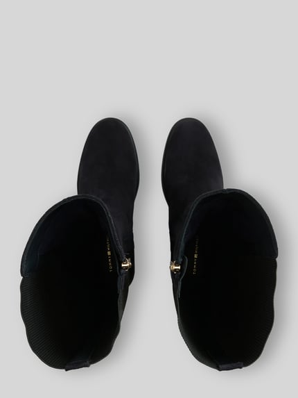 Tommy Hilfiger Stiefel aus echtem Leder mit Logo-Stitching Dunkelblau 4