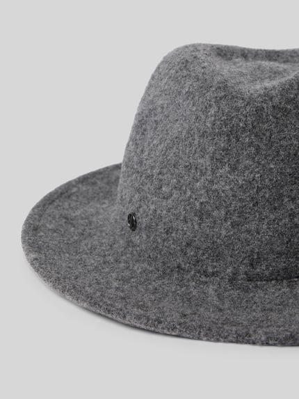 Loevenich Hoed van wolmix, model 'Fedora' Donkergrijs - 2