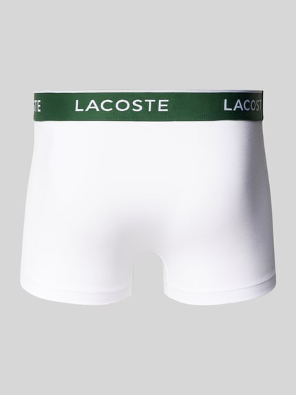 Lacoste Boxershort met elastische band in een set van 3 stuks Wit - 3