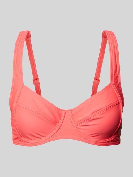 LASCANA Bikinitop met verstelbare bandjes Koraal - 1