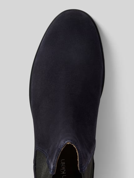 CK Calvin Klein Chelsea Boots mit elastischem Einsatz Marine 3