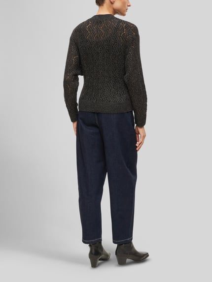 s.Oliver BLACK LABEL Pullover mit Ajour-Strickmuster Black 4