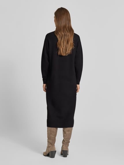 Christian Berg Woman Strickkleid mit Rundhalsausschnitt Black 5