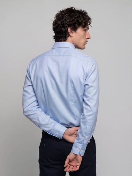 OLYMP Regular Fit Businesshemd mit Kentkragen Bleu 5