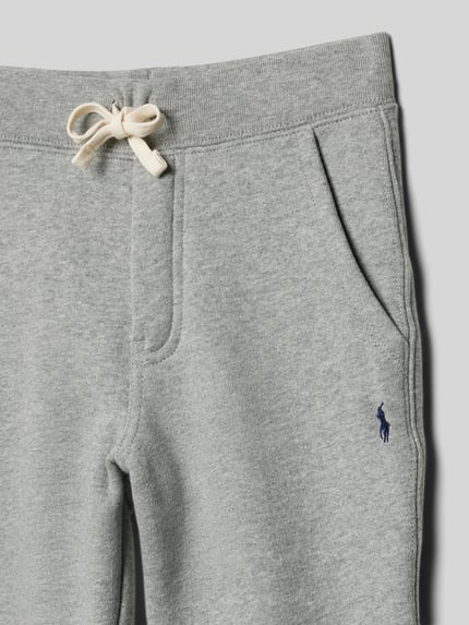 Polo Ralph Lauren Kids Regular Fit Sweatpants mit Eingrifftaschen Mittelgrau Melange 2