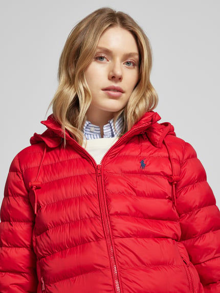 Polo Ralph Lauren Gewatteerd jack met ritszakken Rood - 3