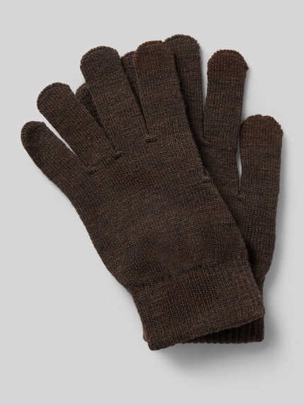 PIECES Handschuhe mit Touchscreen-Funktion Dunkelbraun 1