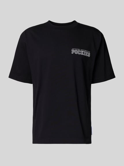 POCKIES T-Shirt mit Label-Print Black 2