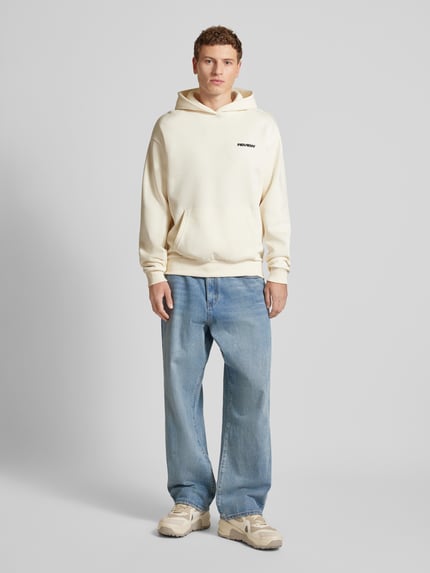 REVIEW Baggy Fit Jeans in lockerer Passform mit Eingrifftaschen Hellblau 1