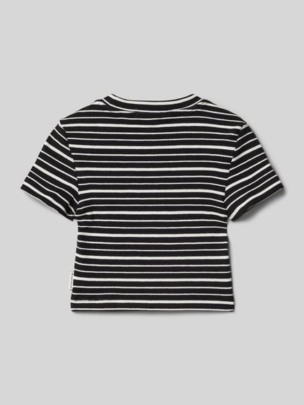 Tom Tailor Shaped fit T-shirt van katoenmix Zwart - 3