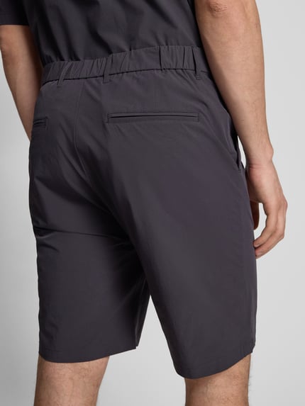 Jake*s Studio Men Szorty o kroju regular fit z wpuszczanymi kieszeniami Metaliczny niebieski 3