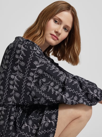 Jake*s Studio Woman Minikleid mit gelegten Falten Black 3