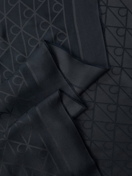 CK Calvin Klein Schal aus Modal mit Allover-Logo-Print Black 2