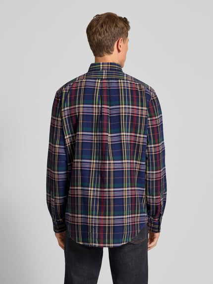 Polo Ralph Lauren Custom Fit Freizeithemd mit Button-Down-Kragen Marine 5