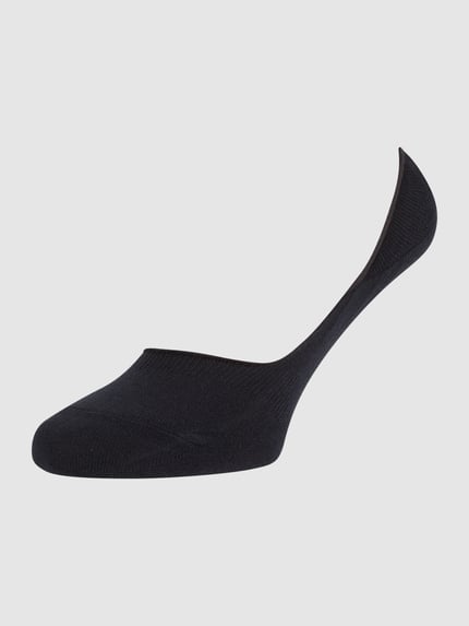 FALKE Füßlinge mit Label-Detail Modell 'Step Medium Cut' Dunkelblau 1