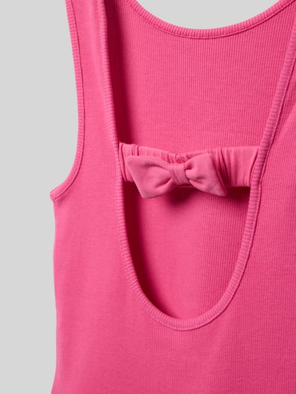 s.Oliver RED LABEL Getailleerde mini-jurk van katoenmix Felroze - 2