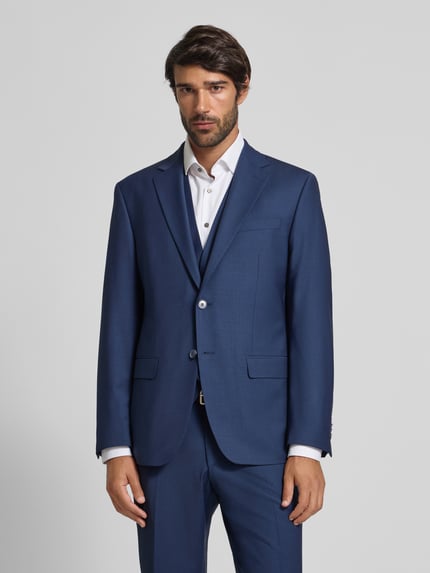 HECHTER PARIS Colbert met reverskraag en borstpaspelzak Blauw - 4