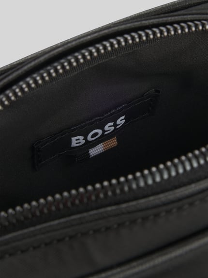 BOSS Umhängetasche aus Twill Modell 'B_ICON_NS CROSSB' Black 5