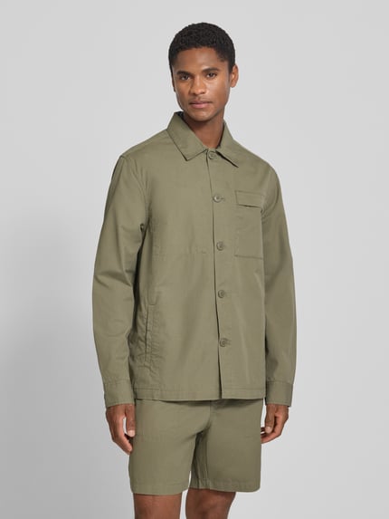 Barbour Regular Fit Freizeithemd aus reiner Baumwolle Oliv 4